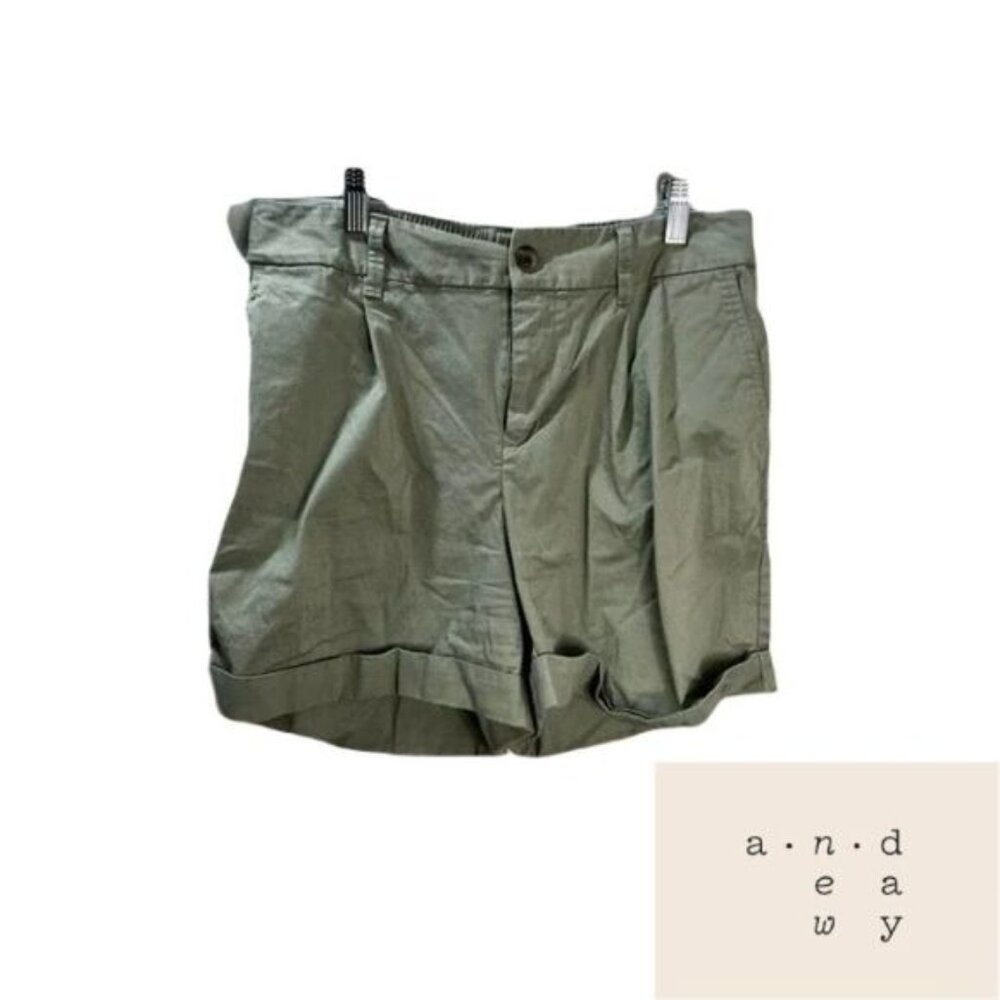 A New Day Teal Shorts Medium Stretch Summer Trendy Mint green